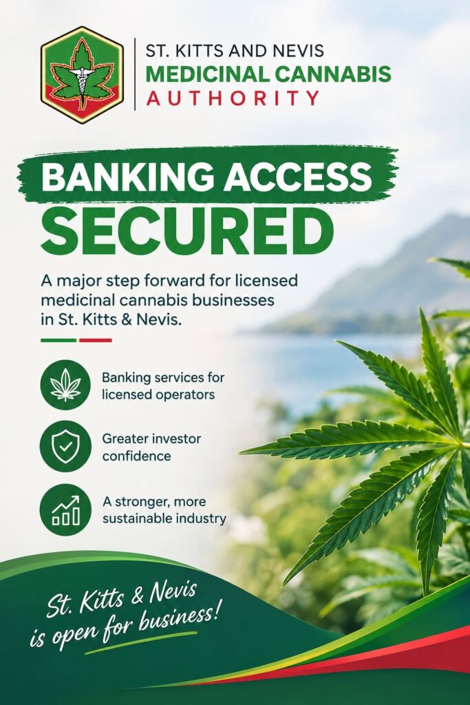 MEDICINAL CANNABIS AUTHORITY SECURES FULL MEDICINAL CANNABIS BANKING ACCESS